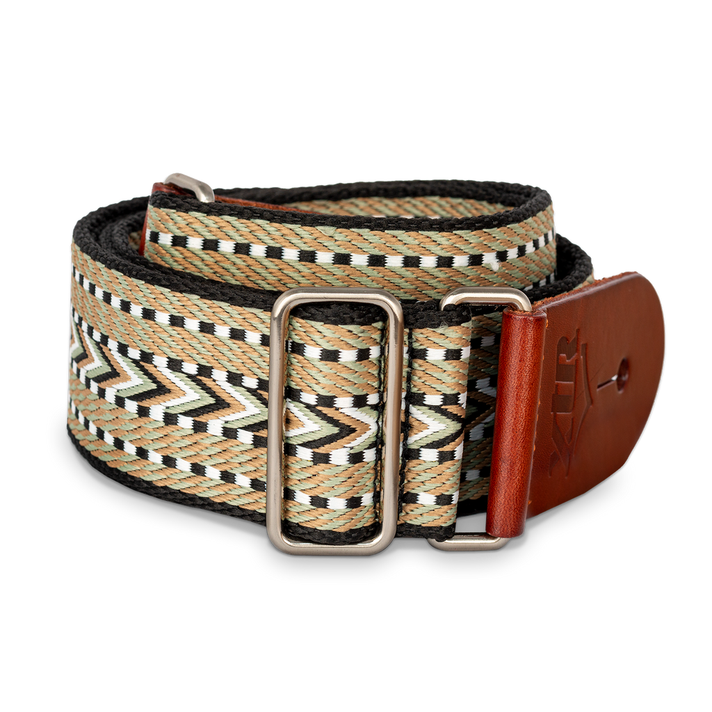 XTR LS420 Montana Series 2in Guitar Strap in Faded Green
