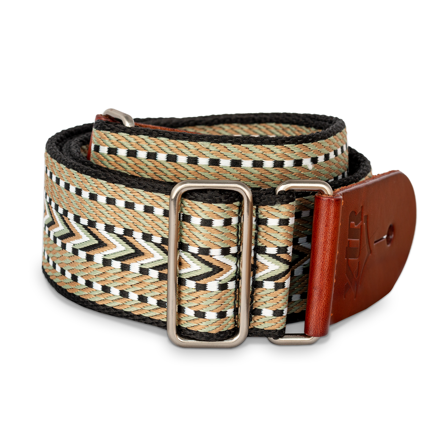 XTR LS420 Montana Series 2in Guitar Strap in Faded Green