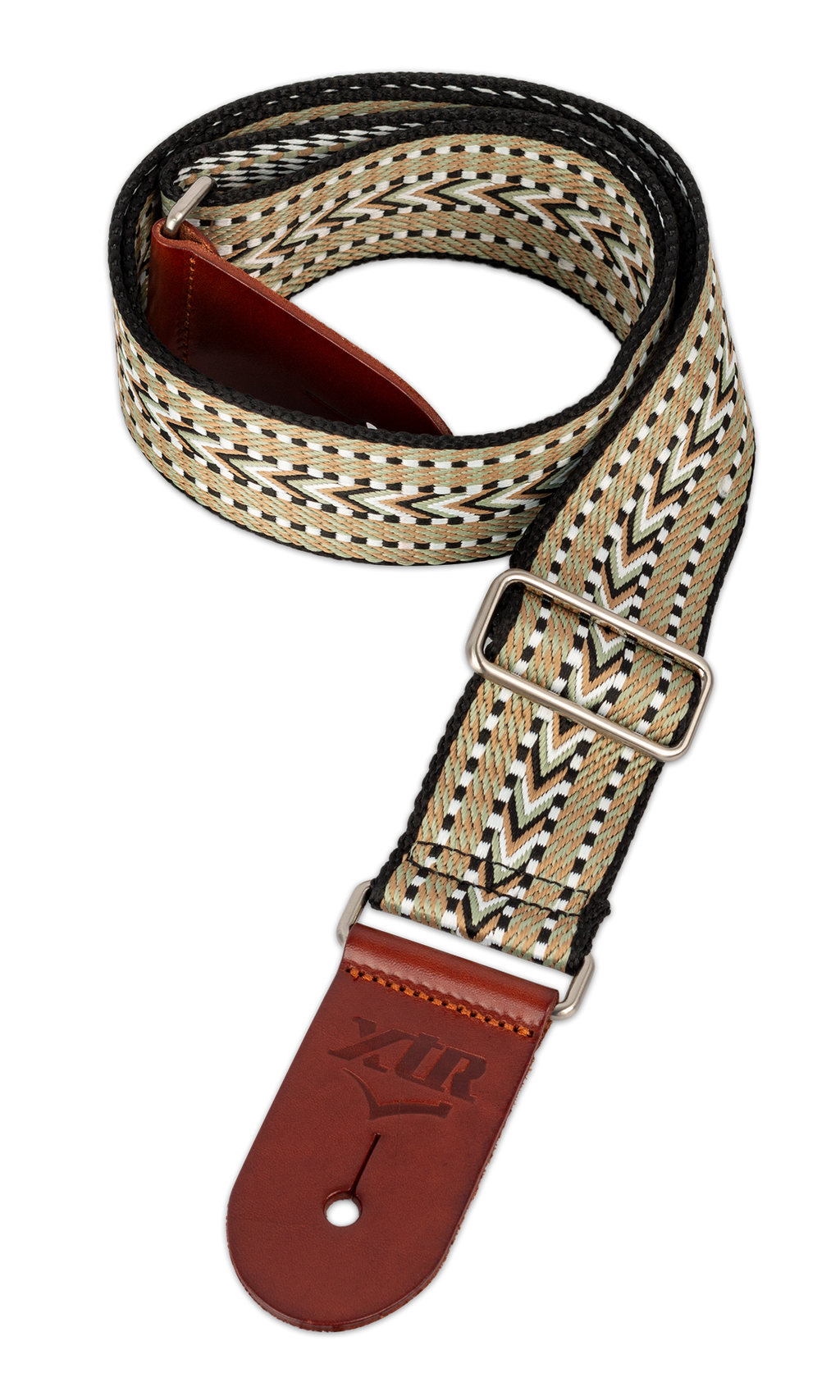 XTR LS420 Montana Series 2in Guitar Strap in Faded Green