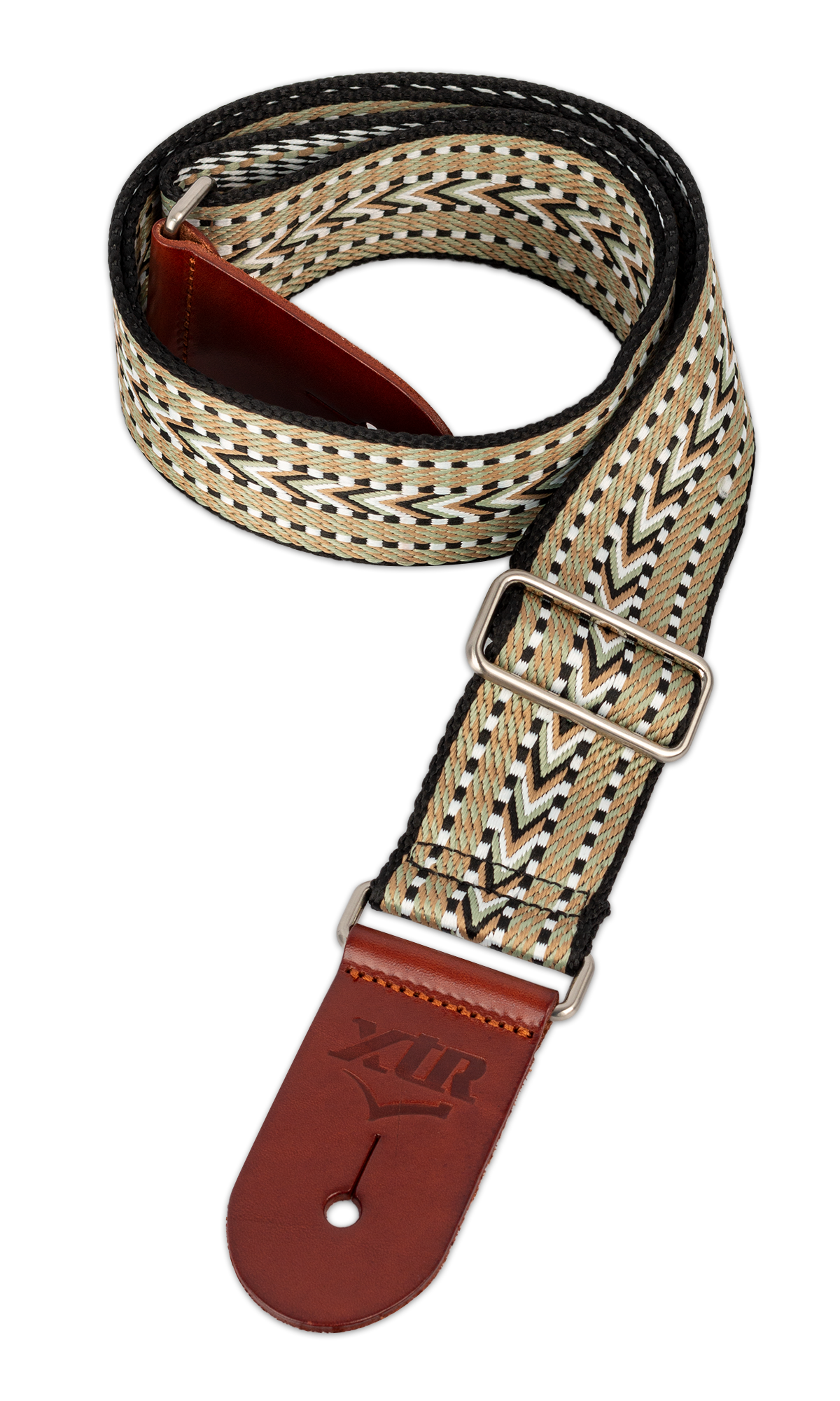XTR LS420 Montana Series 2in Guitar Strap in Faded Green