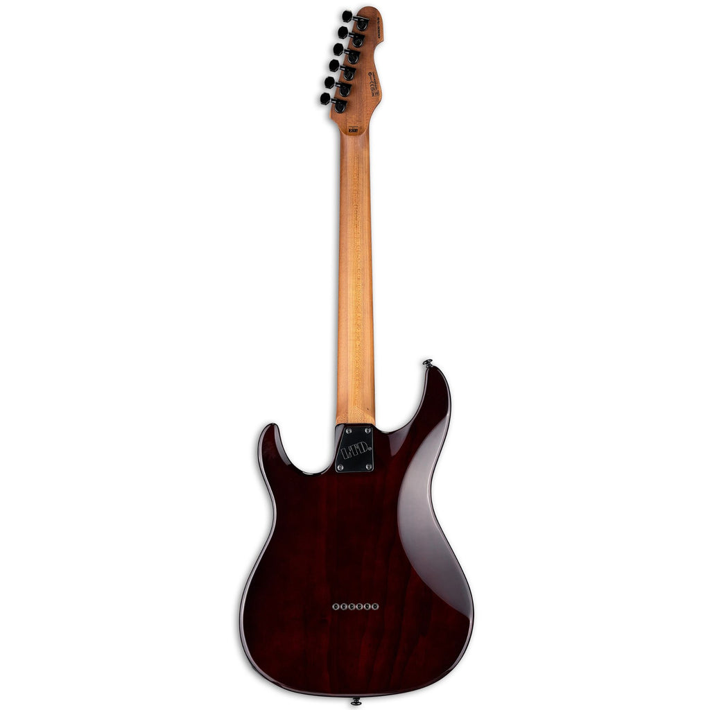 ESP LTD Snapper HT Quilted Maple Electric Guitar - Dark Brown Sunburst