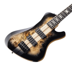 LTD Stream 1005 5 Sting Bass Guitar - Exotic Top Natural Burst