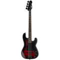 ESP LTD  Surveyor 204 Bass Guitar - Red Burst
