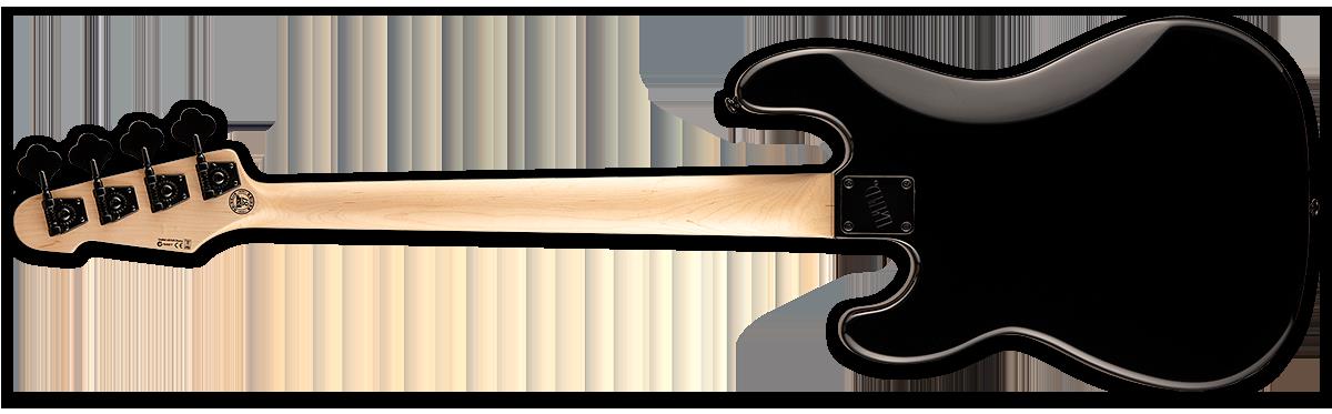 LTD Surveyor 1987 Reissue Bass Guitar in Black