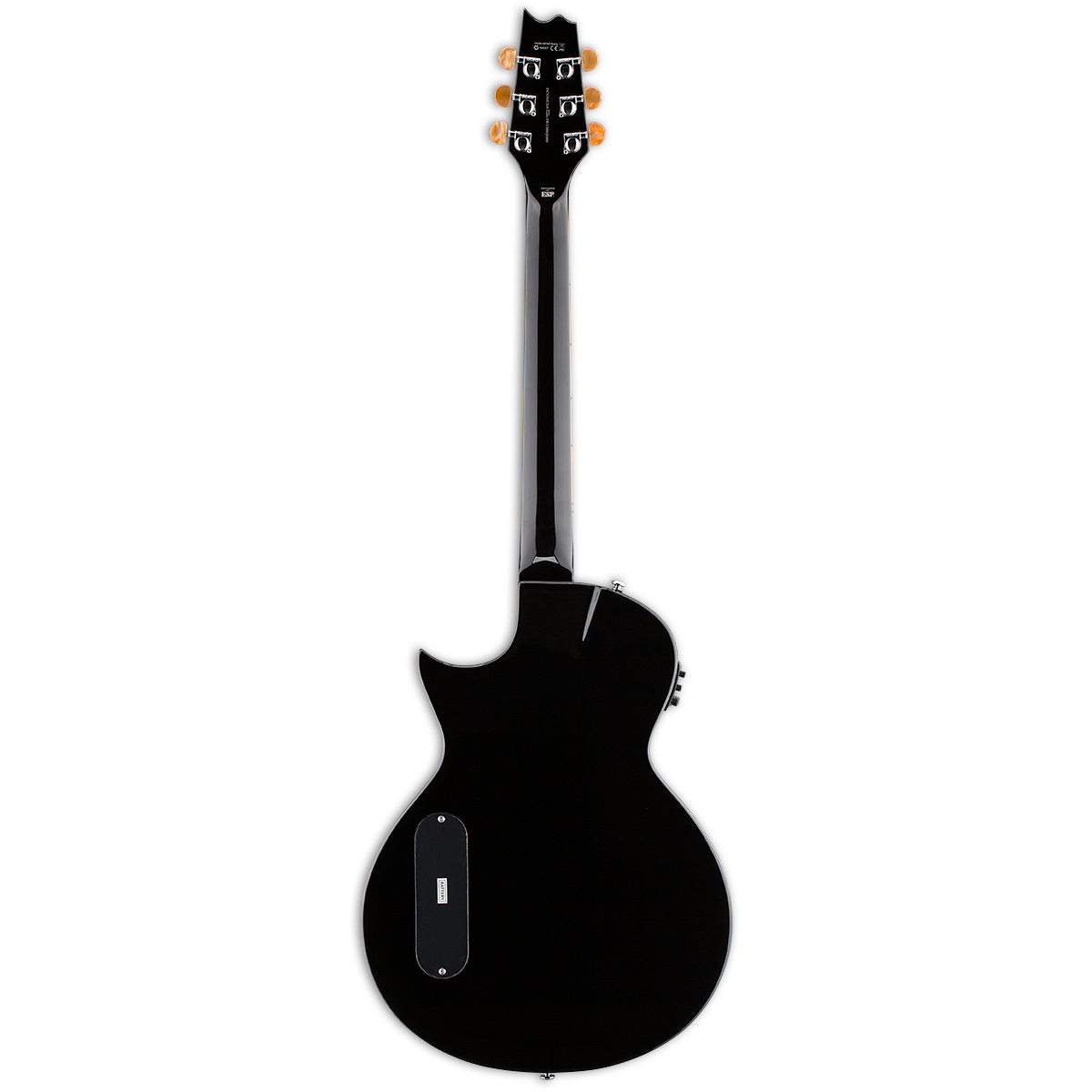 LTD TL-6 Thinline Acoustic Electric Guitar - Black