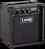 Laney LX10 electric guitar amplifier with 5-inch speaker, compact black 10-watt combo for practice and small performances.