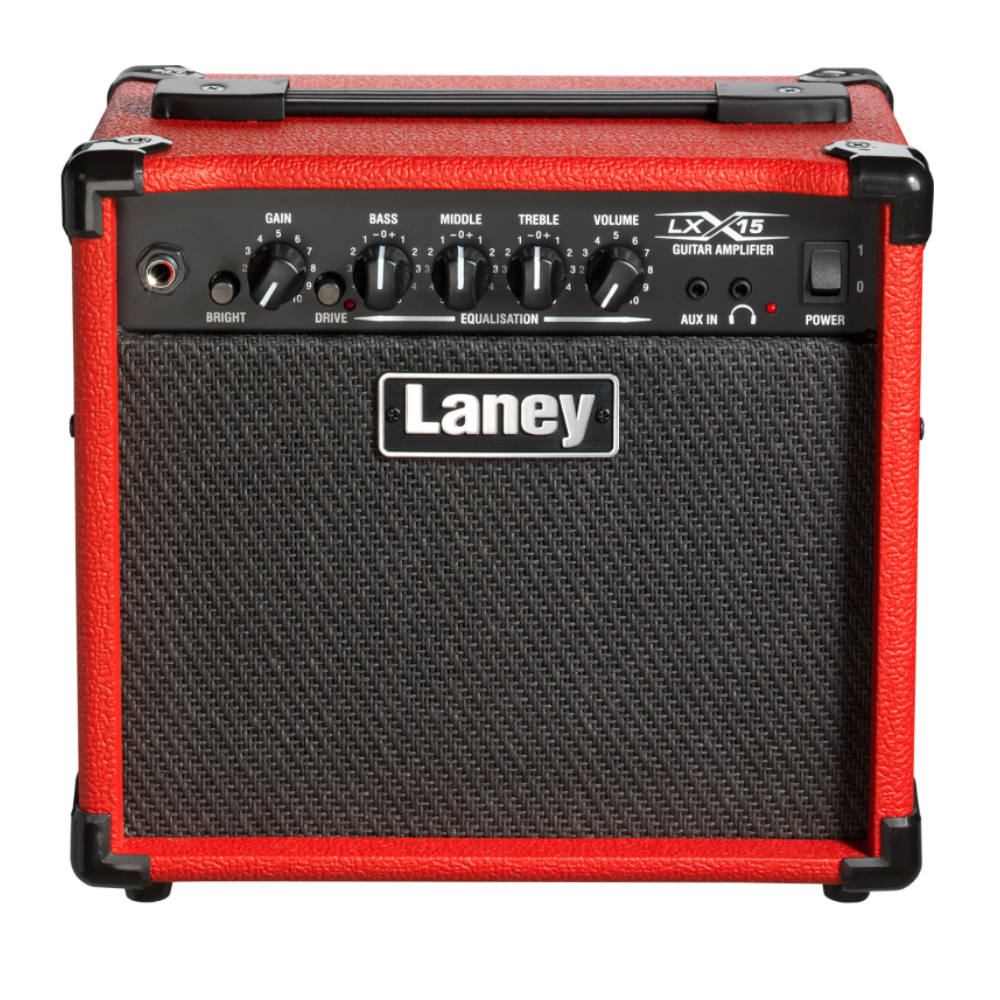 Laney LX 15W 2X5 Bass Amp Red