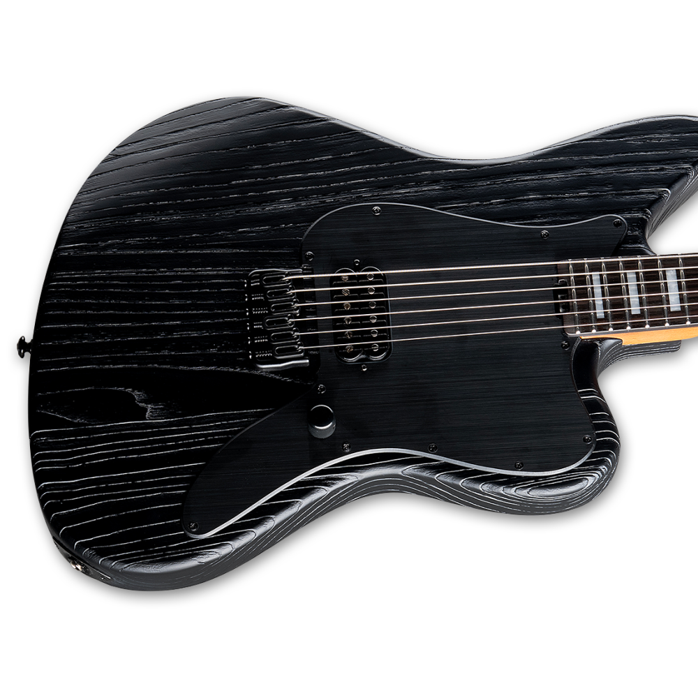 LTD XJ-1 HT Electric Guitar in Black Blast