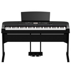 Yamaha DGX-670 88-Key Portable Grand Piano with Stand and Pedal - Black