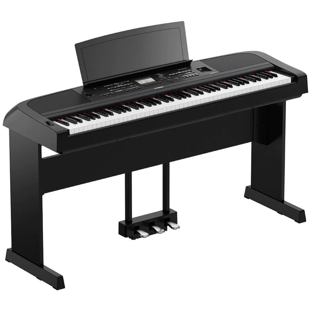 Yamaha DGX-670 88-Key Portable Grand Piano with Stand and Pedal - Black