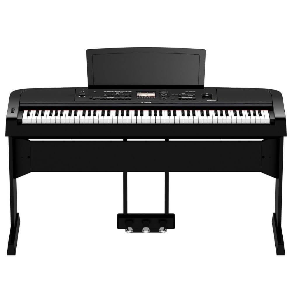 Yamaha DGX-670 88-Key Portable Grand Piano with Stand and Pedal - Black