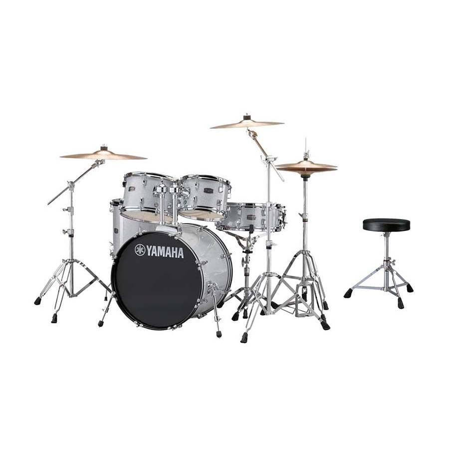 Yamaha RYD20 Rydeen Fusion Acoustic Drum Kit with 20in Bass Drum in Silver Glitter