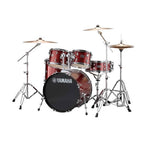 Yamaha RYD22 Rydeen Euro Acoustic Drum Kit with 22in Bass Drum in Burgundy Glitter
