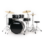 Yamaha RYD22 Rydeen Euro Acoustic Drum Kit with 22 inch Bass Drum in Black Glitter