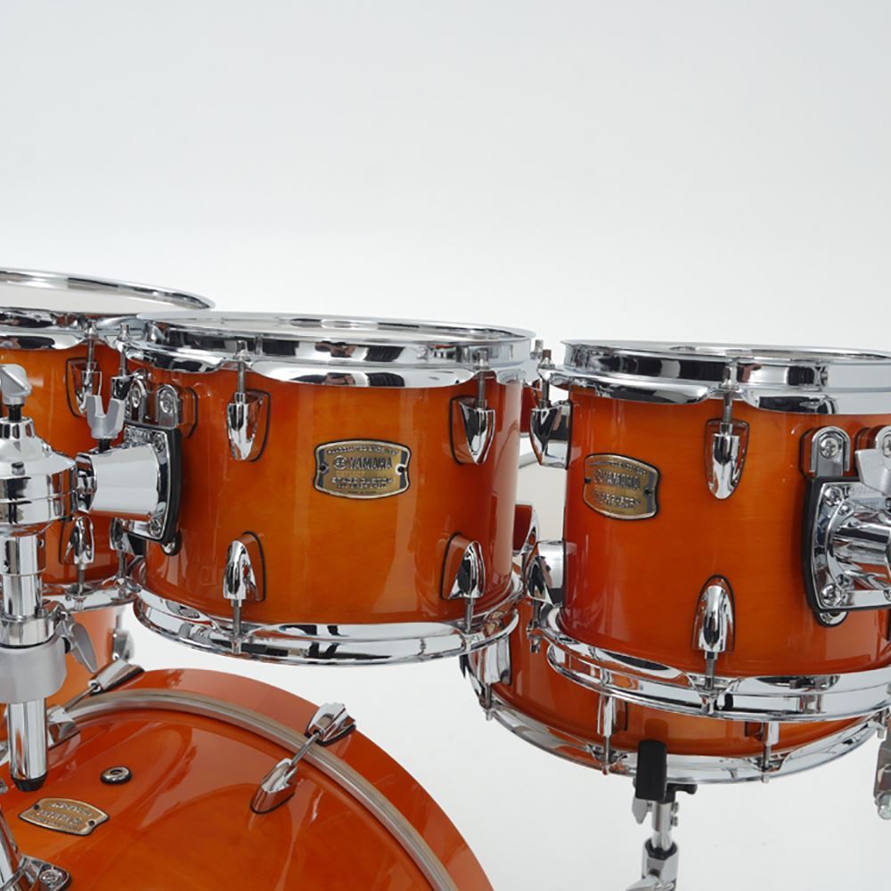 Yamaha SCB20 Stage Custom Fusion Birch 6-pc Acoustic Drum Kit with 20in Bass Drum in Honey Amber