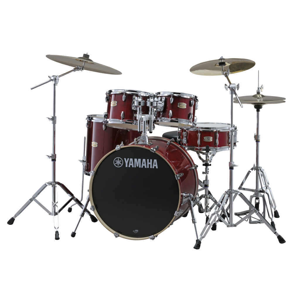 Yamaha SCB22CR Stage Custom Birch Drum Kit with HW780 Hardware Pack in Cranberry Red