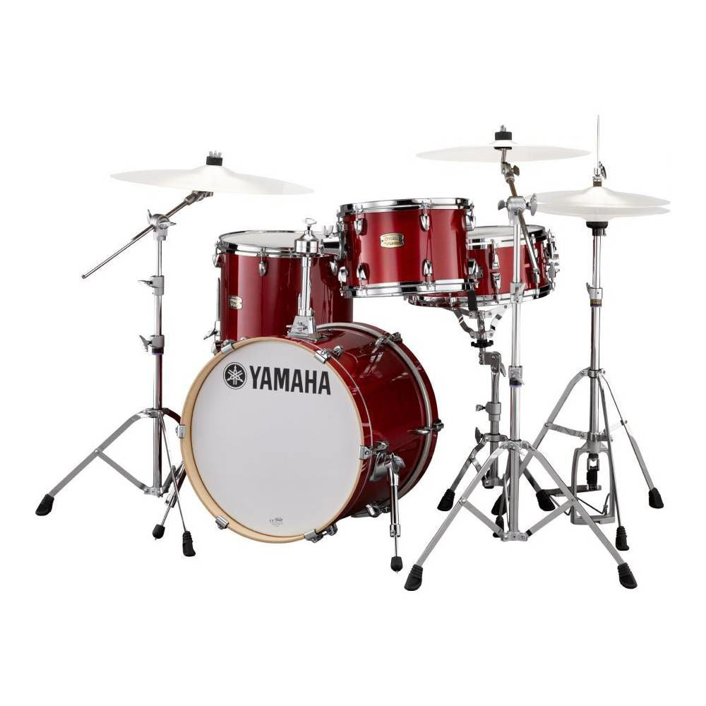 Yamaha SCBOP Stage Custom 4-Piece Bop Kit with 18in Bass Drum in Cranberry Red
