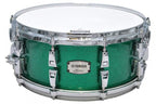 Yamaha Absolute Hybrid Maple 5-Piece Euro Drum Kit with Snare Drum, TH945B and HW880 Hardware Set - Jade Green Sparkle