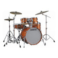 Yamaha Absolute Hybrid Maple 5-Piece Euro Drum Kit with SD, TH945B and HW880 HW Set - Orange Sparkle