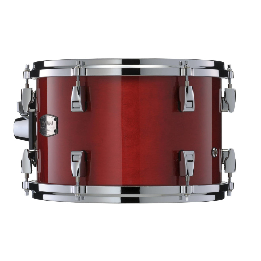 Yamaha Absolute Hybrid Maple 5 Piece Euro Drum Kit with Snare Drum, TH945B and HW880 Hardware Set - Red Autumn