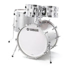 Yamaha Absolute Hybrid Maple 5 Piece Euro Drum Kit with Snare Drum, TH945B and HW880 Hardware Set - Silver Sparkle