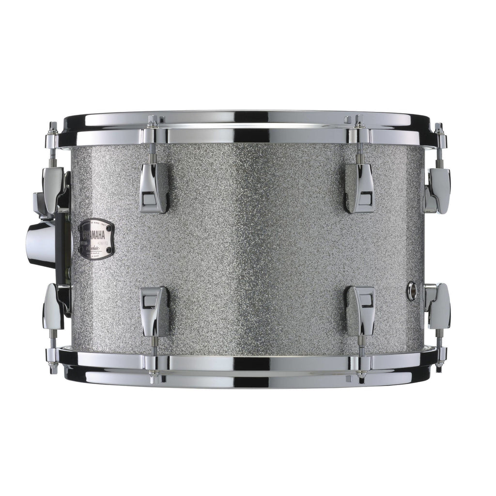 Yamaha Absolute Hybrid Maple 5 Piece Euro Drum Kit with Snare Drum, TH945B and HW880 Hardware Set - Silver Sparkle