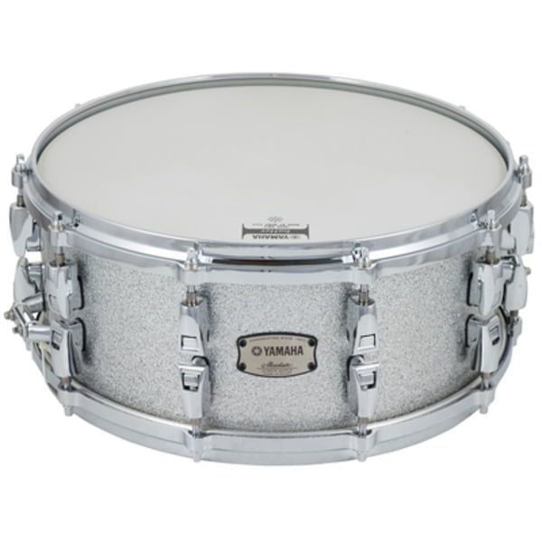 Yamaha Absolute Hybrid Maple 5 Piece Euro Drum Kit with Snare Drum, TH945B and HW880 Hardware Set - Silver Sparkle