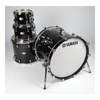 Yamaha Absolute Hybrid Maple 5-Piece Euro Drum Kit with Snare Drum, TH945B and HW880 Hardware Set - Solid Black