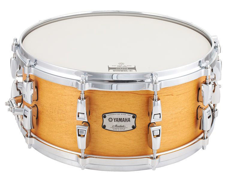 Yamaha Absolute Hybrid Maple 5-Piece Euro Drum Kit with Snare Drum TH945B and HW880 Hardware Set - Vintage Natural