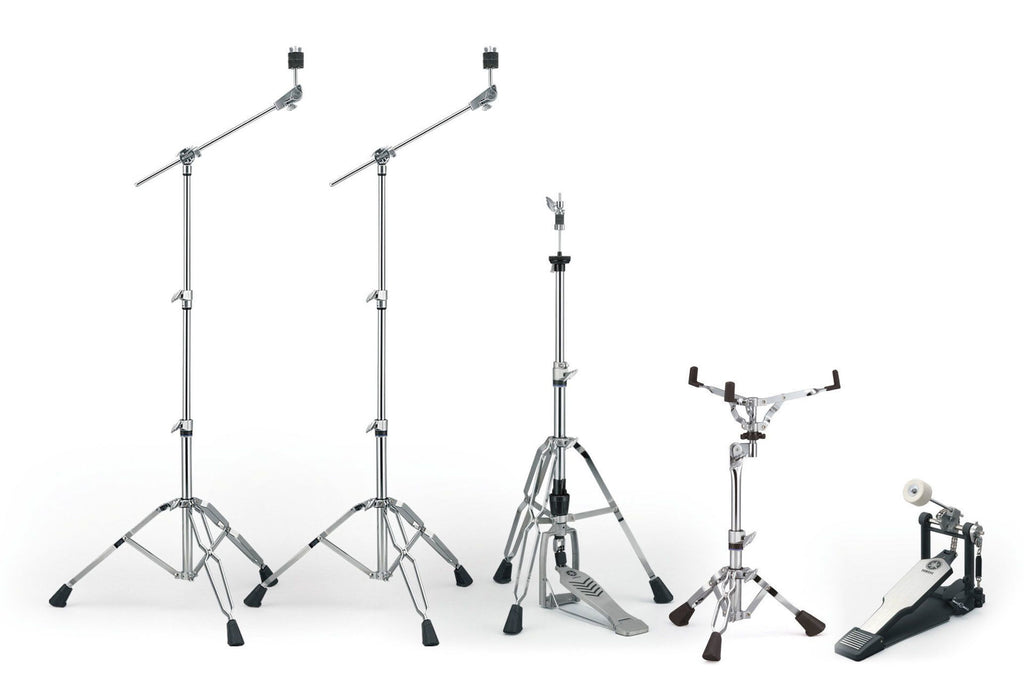 Yamaha Absolute Hybrid Maple 5-Piece Euro Drum Kit with Snare Drum TH945B and HW880 Hardware Set - Vintage Natural