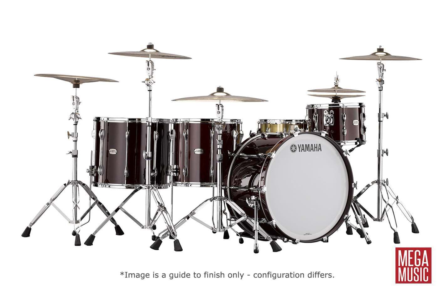 Yamaha Recording Custom Euro Drum Kit Shell Pack in Classic Walnut Lacquer