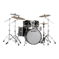 Yamaha Recording Custom 5-Piece Euro Shell Pack Drum Kit with TH945B and HW880 HW Pack - Solid Black