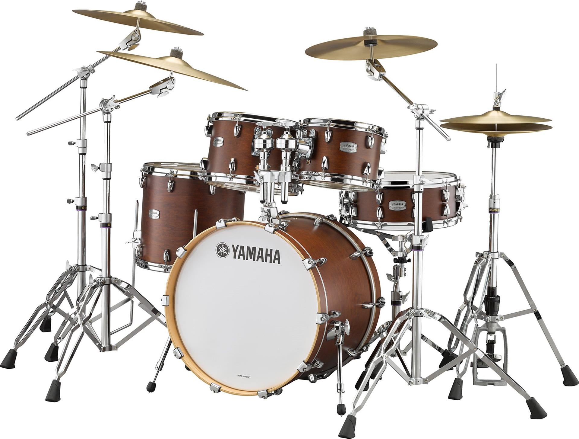 Yamaha TC22 Tour Custom 22in Euro Drum Kit with HW780 Hardware in Chocolate Satin