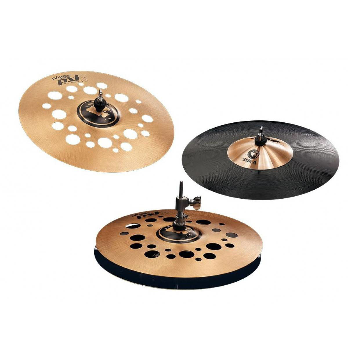 Paiste The PSTX DJS 45 Cymbal Set (12/12/12)