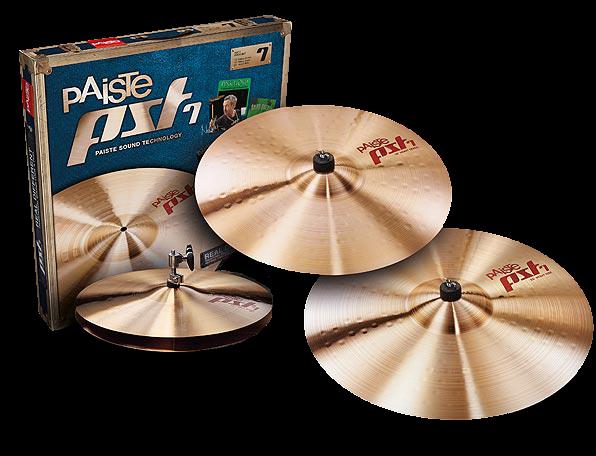 Paiste PST7 Rock Cymbal Set Pack (14/16/20)