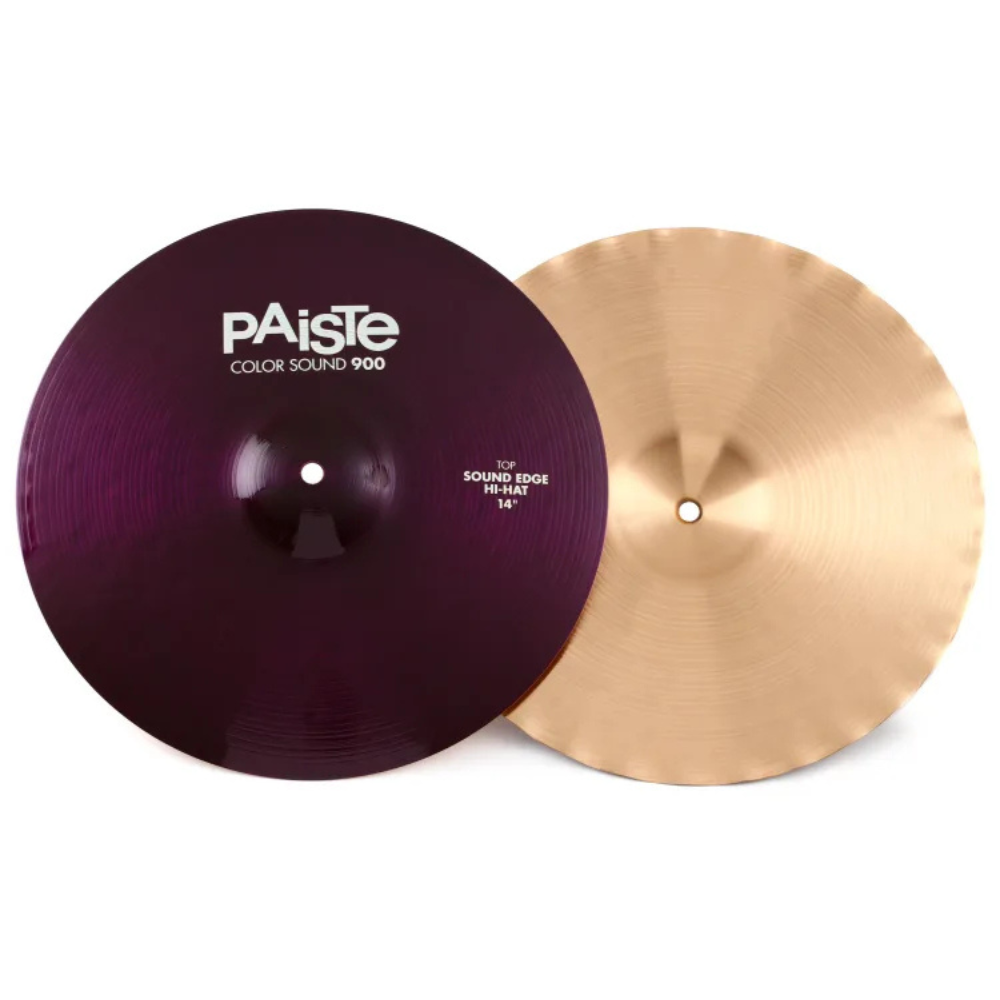 Paiste 900 Series 14 Colour Sound Edge Hi-Hat Cymbals - Purple