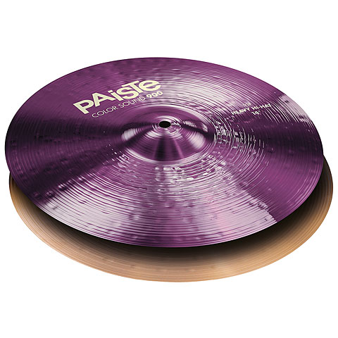 Paiste 900 Series 14 Colour Sound Heavy Hi-Hat Cymbals - Purple