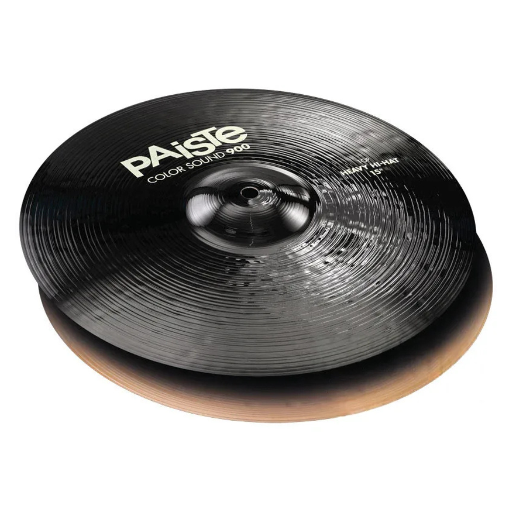 Paiste 900 Series 15 Colour Sound Heavy Hi-Hat Cymbalss - Black