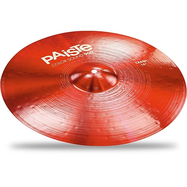 Paiste 900 Series 16 Colour Sound Crash Cymbal - Red