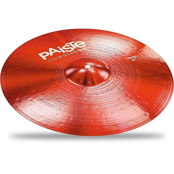Paiste 900 Series 18 Colour Sound Crash Cymbal - Red