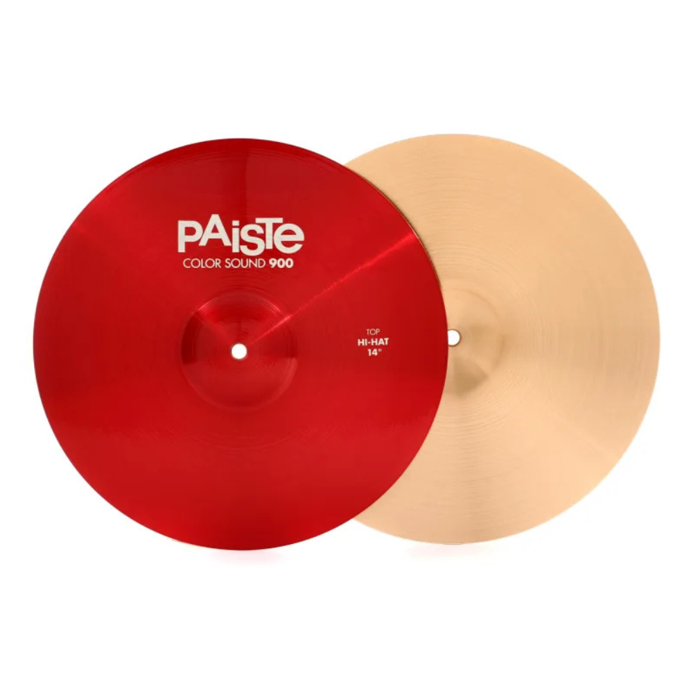 Paiste 900 Series 14 Colour Sound Hi-Hat Cymbals - Red