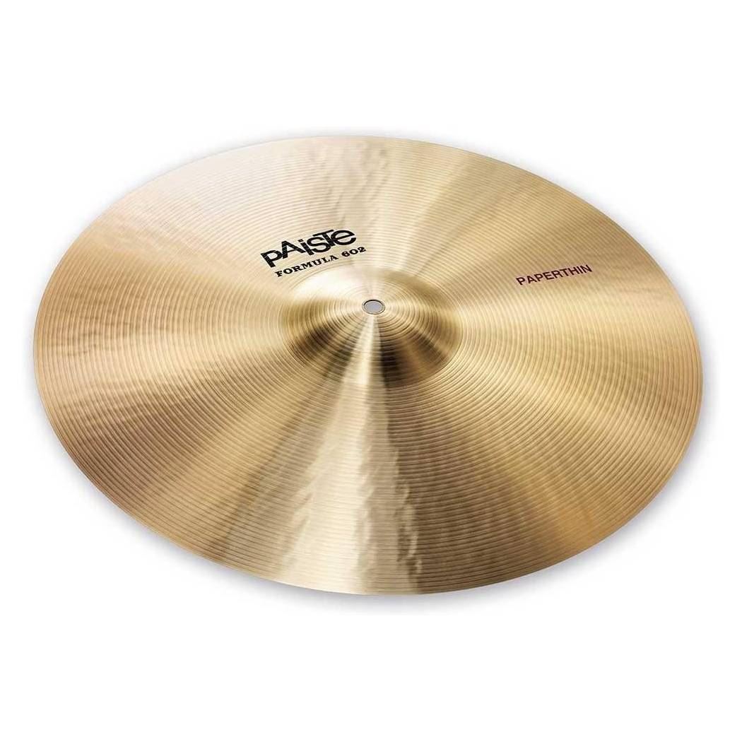 Paiste 20in Formula 602 Paper Thin Crash Cymbal