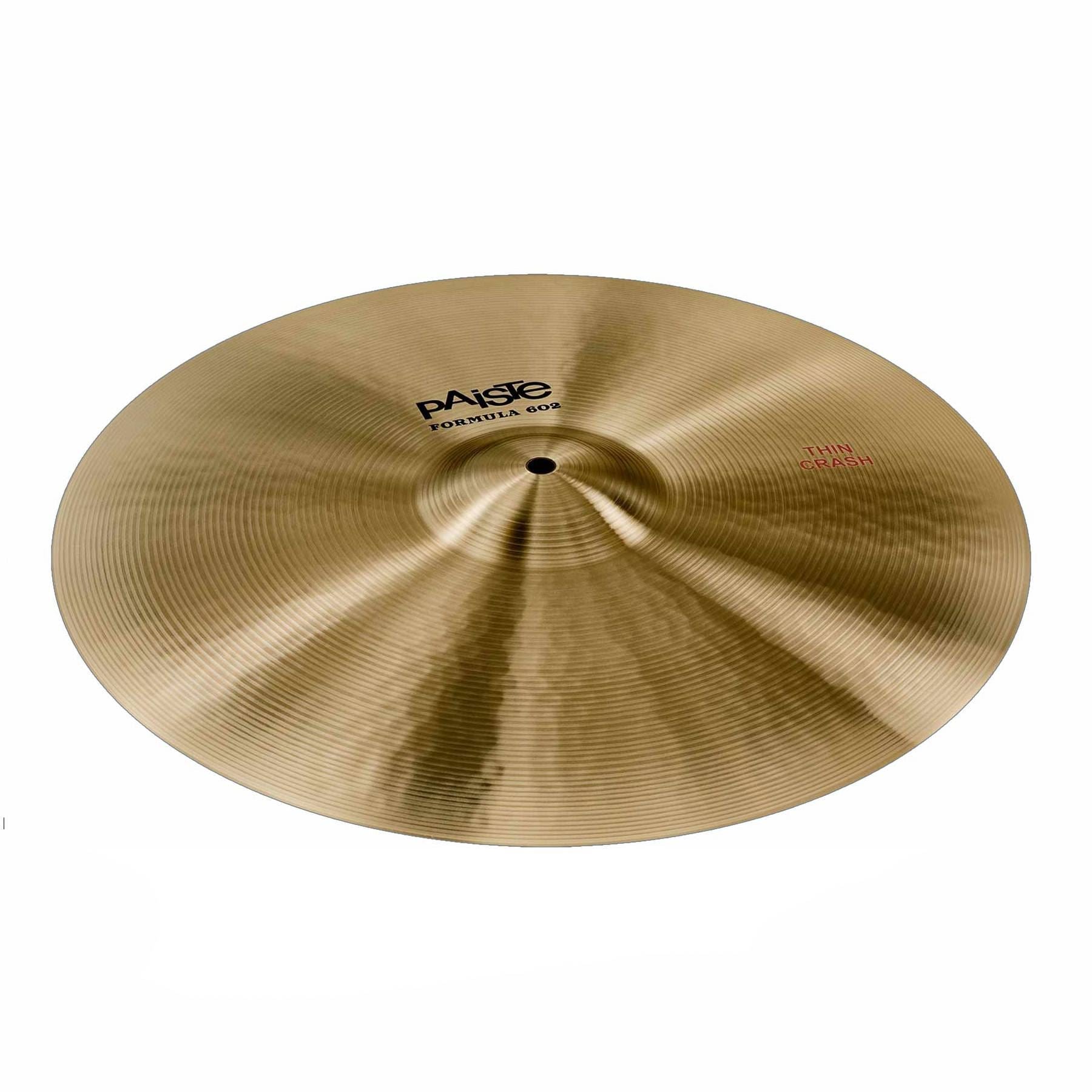 Paiste 17in Formula 602 Thin Crash Cymbal