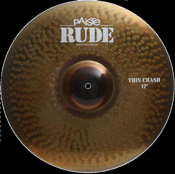Paiste 17 Inch Rude Thin Crash Cymbal