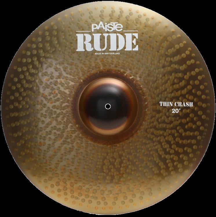 Paiste 20 Inch Rude Thin Crash Cymbal