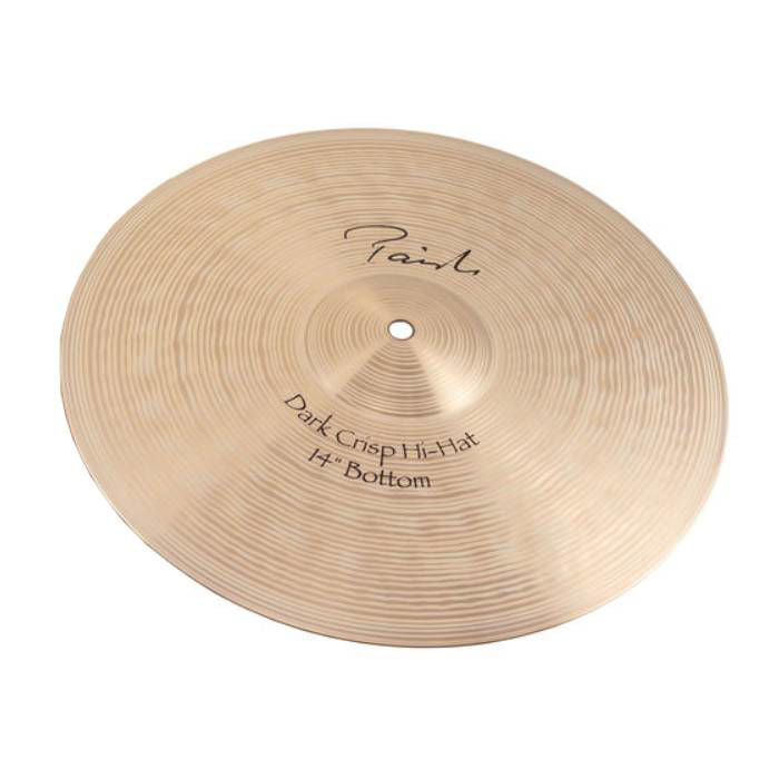 Paiste 14 Inch Signature Dark Crisp Hi-Hat Cymbal Bottom