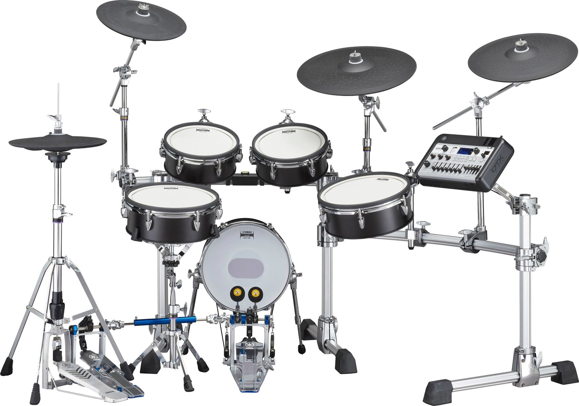 Yamaha DTX10K Electronic Drum Kit Silicon (TCS) - Black Forest