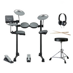 Yamaha DTX402K PLUS Electronic Drum Kit Package with Sticks, Stool and Headphones