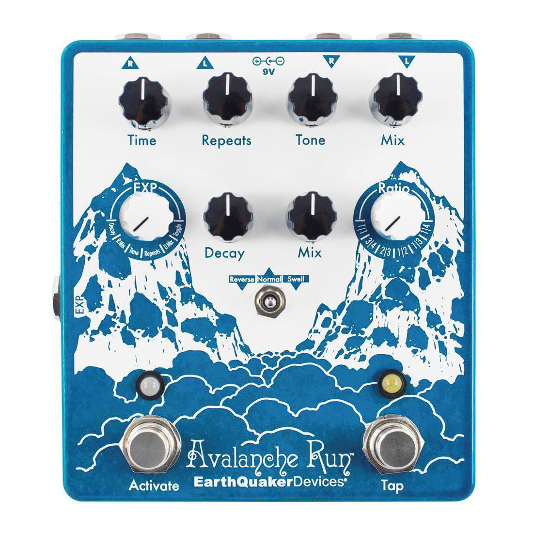 Earthquaker Devices Avalanche Run Stereo Delay Reverb  Effects Pedal