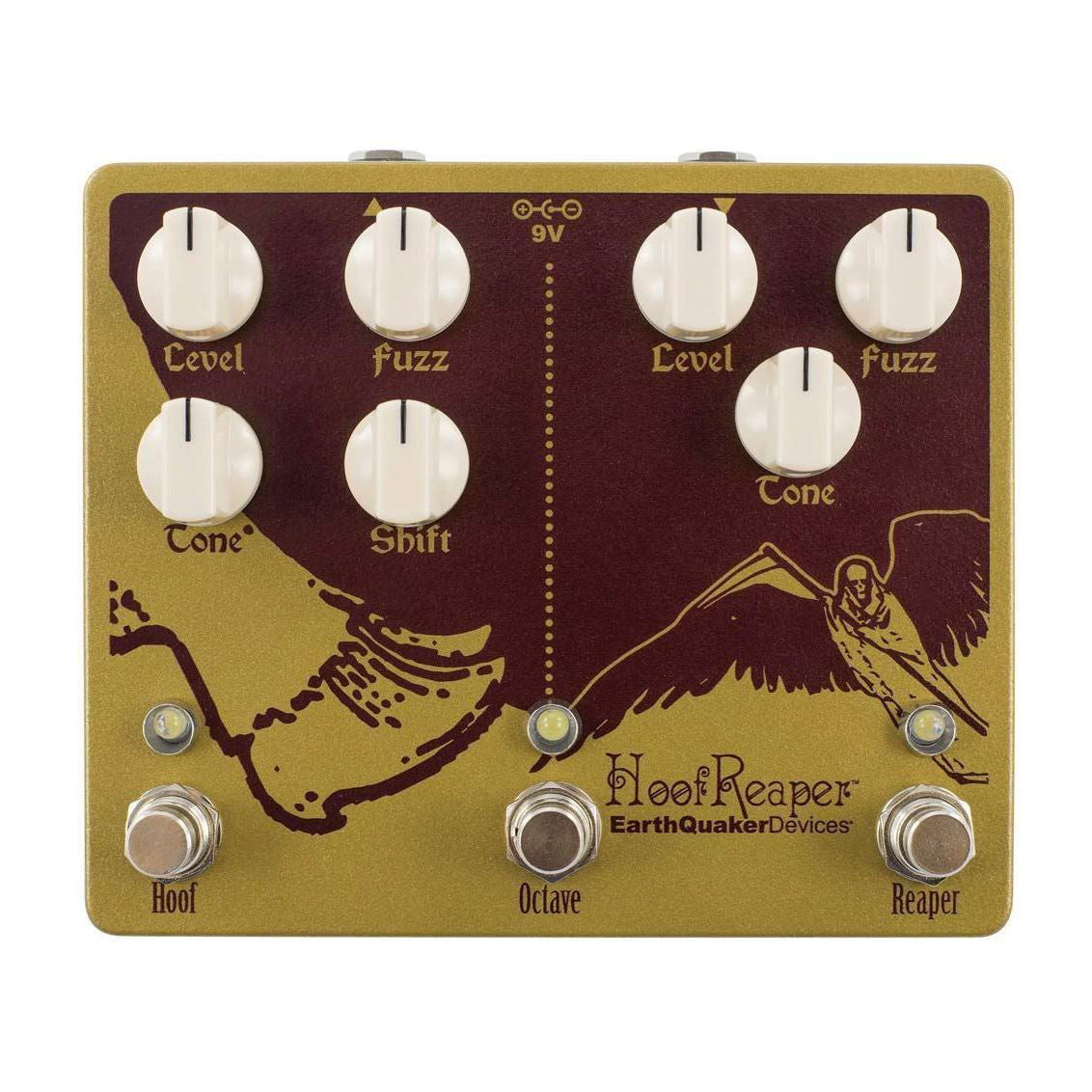 Earthquaker Devices Hoof Reaper Dual Fuzz V2 Effects Pedal